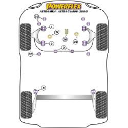 POWERFLEX POUR VAUXHALL / OPEL ZAFIRA MODELS , ZAFIRA B (200