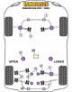 POWERFLEX DEL. CHASIS POST. Nº11 PARA PORSCHE