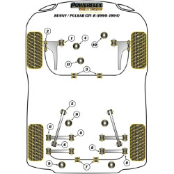 POWERFLEX POUR NISSAN SUNNY/PULSAR GTIR