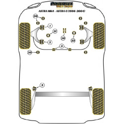 POWERFLEX POUR VAUXHALL / OPEL ZAFIRA MODELS , ZAFIRA B (200