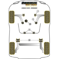 POWERFLEX FOR VAUXHALL / OPEL CORSA MODELS , CORSA D , VXR