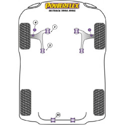 POWERFLEX FOR SUBARU LEGACY MODELS , LEGACY BE & BH (1998 -