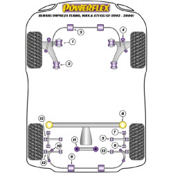 POWERFLEX FOR SUBARU LEGACY MODELS , LEGACY BD, BG (1993 - 1