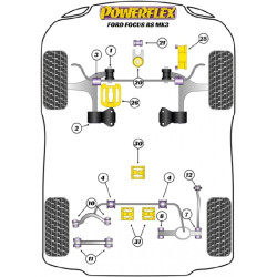 POWERFLEX POUR MAZDA MAZDA 3 , MAZDA 3 BL (2009-2013) ,