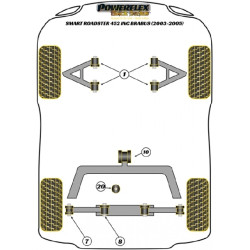 POWERFLEX FOR SMART ROADSTER INC BARBUS (2003 - 2005)