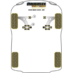 POWERFLEX FOR HONDA CIVIC MODELS , CIVIC MK10 (2016 - EN ADE