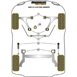 POWERFLEX FOR FORD KA MODELS , KA (2008-) ,