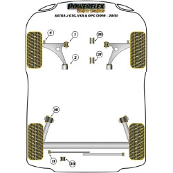 POWERFLEX FOR VAUXHALL / OPEL ZAFIRA MODELS , ZAFIRA C (2011