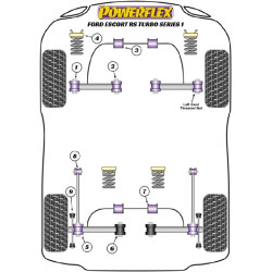 POWERFLEX POUR FORD ESCORT MODELS  , ESCORT RS TURBO SERIES