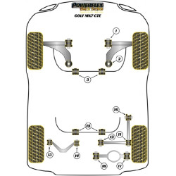 POWERFLEX POUR VOLKSWAGEN TOURAN MODELS , TOURAN (2017 - ) ,