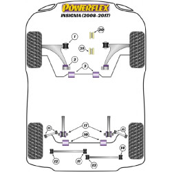 POWERFLEX FOR VAUXHALL / OPEL INSIGNIA MODELS  , INSIGNIA 2W