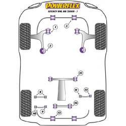 POWERFLEX FOR SUBARU LEGACY MODELS , LEGACY BM & BR (2009 -)
