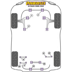 POWERFLEX FOR SUBARU LEGACY MODELS , LEGACY BM & BR (2009 -)
