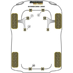 POWERFLEX FOR SUBARU LEGACY MODELS , LEGACY BL & BP (2003 -