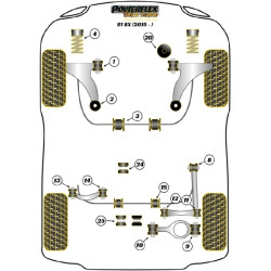 POWERFLEX POUR VOLKSWAGEN PASSAT MODELS , PASSAT CC 35 (2008