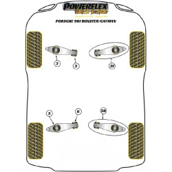 POWERFLEX POUR PORSCHE CAYMAN 987C (2005 - 2012)