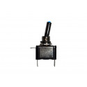 12 volt On/Off toggle switch with blue LED tip, 25 Amps
