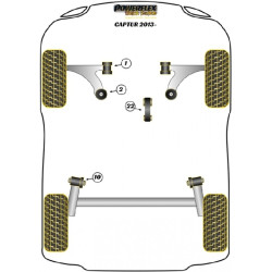 POWERFLEX FOR RENAULT CLIO III INC SPORT, 197 & 200 (2005-20