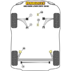 POWERFLEX FOR VAUXHALL / OPEL ZAFIRA MODELS , ZAFIRA C (2011