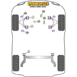 POWERFLEX POUR VAUXHALL / OPEL ZAFIRA MODELS , ZAFIRA A (199