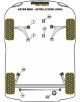 POWERFLEX PUENTE POST. Nº10 PARA VAUXHALL / OPEL