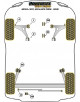 POWERFLEX PUENTE POST. Nº10 PARA VAUXHALL / OPEL