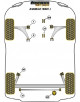 POWERFLEX PUENTE POST. Nº10 PARA VAUXHALL / OPEL