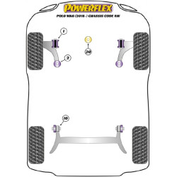 POWERFLEX POUR VOLKSWAGEN VENTO , VENTO (1992 - 1998) ,