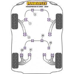 POWERFLEX POUR VOLKSWAGEN TRANSPORTER MODELS , T6 TRANSPORTE