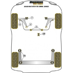 POWERFLEX POUR PEUGEOT 106 & 106 GTI/RALLYE