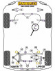 SILENTBLOCK CHASIS AL BRAZO SUP. DELANTERO Nº3 PARA VAG