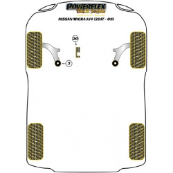 POWERFLEX FOR NISSAN MICRA MODELS , MICRA (K14) MK5 (2017 -