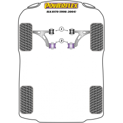 POWERFLEX FOR MERCEDES-BENZ SLK , R170 (1998 - 2004) ,