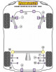 SILENTBLOCK TRASERO DEL BRAZO DELANTERO Nº2 PARA SUBARU