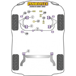 POWERFLEX FOR VAUXHALL / OPEL ZAFIRA MODELS , ZAFIRA B (2005