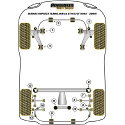 POWERFLEX POUR SUBARU LEGACY MODELS , LEGACY BE & BH (1998 -