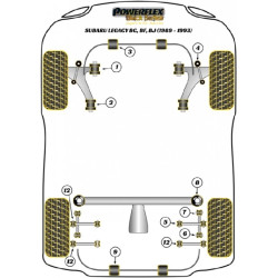 POWERFLEX FOR SUBARU LEGACY MODELS , LEGACY BE & BH (1998 -