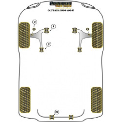 POWERFLEX FOR SUBARU LEGACY MODELS , LEGACY BE & BH (1998 -