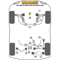 POWERFLEX FOR VOLKSWAGEN VENTO , VENTO (2005 - 2010) ,
