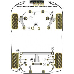 POWERFLEX FOR SUBARU LEGACY MODELS , LEGACY BD, BG (1993 - 1