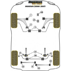 POWERFLEX FOR VAUXHALL / OPEL INSIGNIA MODELS  , INSIGNIA 2W
