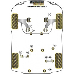 POWERFLEX POUR VOLKSWAGEN VENTO  , VENTO (2005 - 2010)  ,