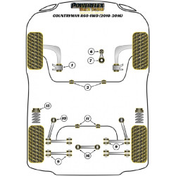 POWERFLEX FOR MINI MINI PACEMAN R61 (2013-2016) , MINI PACEM