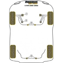 POWERFLEX POUR JAGUAR (DAIMLER) X TYPE (2001-2009)
