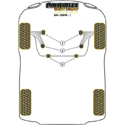 POWERFLEX POUR MAZDA MAZDA2 DE (2007-)