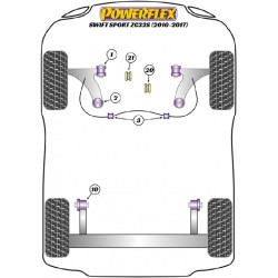 POWERFLEX POUR SUZUKI SWIFT - SPORT (2010 EN ADELANTE)