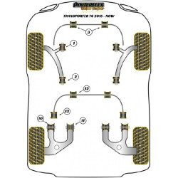 POWERFLEX FOR VOLKSWAGEN TRANSPORTER MODELS , T6 TRANSPORTER