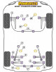 POWERFLEX SILENTBLOCK DEL SUBCHASIS TRASERO Nº9 PARA NISSAN