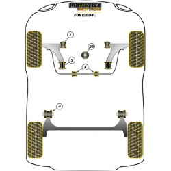 POWERFLEX POUR VOLKSWAGEN POLO MODELS , POLO MK4 9N/9N3 (200