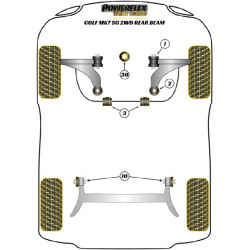 POWERFLEX POUR VOLKSWAGEN TOURAN MODELS , TOURAN (2017 - ) ,